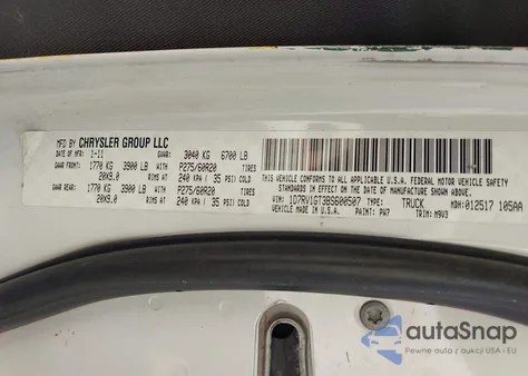 2011 Ram Ram 1500 Slt from USA, damaged, VIN 1D7RV1GT3BS600507